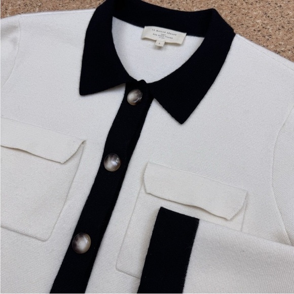 Sezane Merino Wool Betty Cardigan - Picture 3 of 7